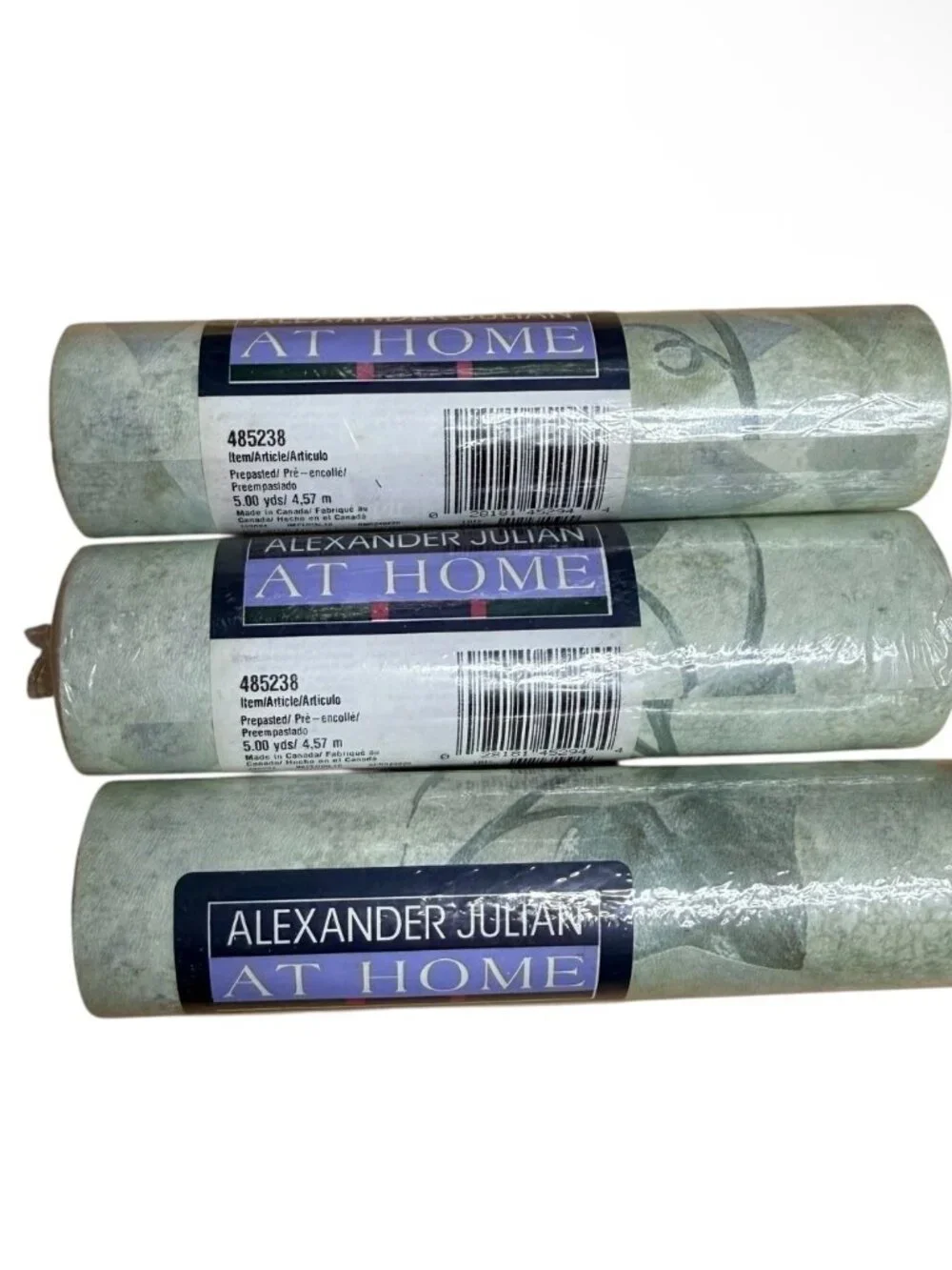 Vintage Wallpaper Border Vine Greenery Alexander Julian At Home 3 Rolls NEW